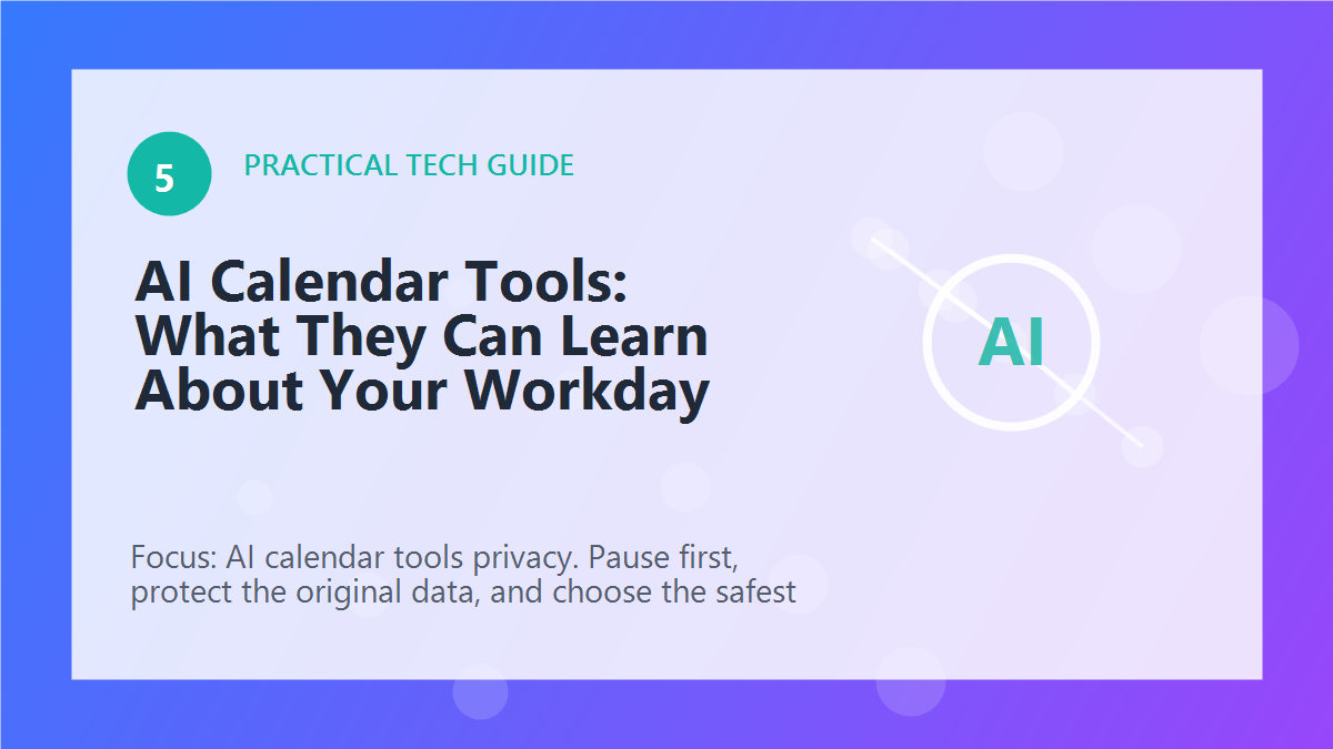 AI Calendar Tools: What They Can Learn About Your Workday article illustration