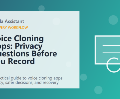 Voice Cloning Apps: Privacy Questions Before You Record featured image Voice Cloning Apps: Privacy Questions Before You Record featured image