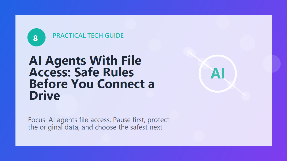 AI Agents With File Access: Safe Rules Before You Connect a Drive article illustration