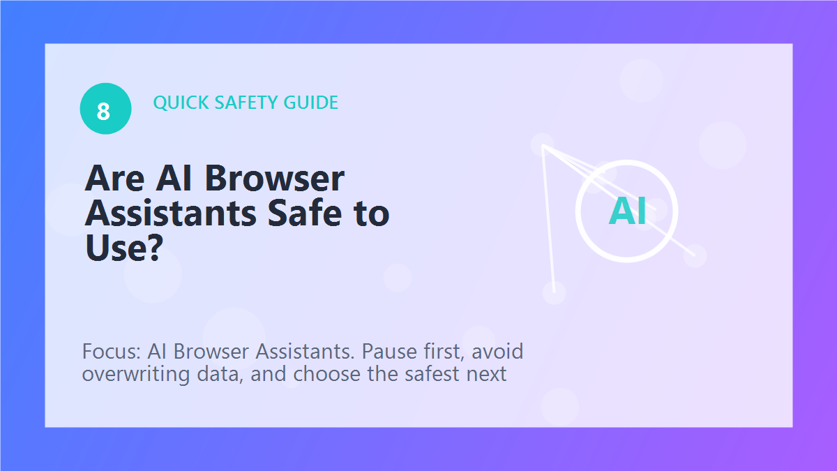Are AI Browser Assistants Safe to Use? article illustration