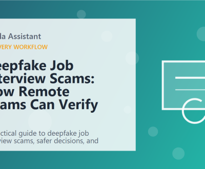 Deepfake Job Interview Scams: How Remote Teams Can Verify People featured image Deepfake Job Interview Scams: How Remote Teams Can Verify People featured image