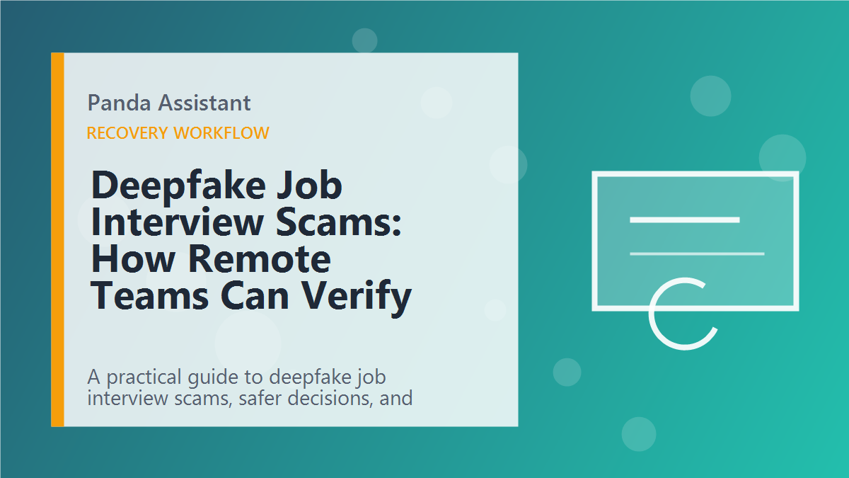 Deepfake Job Interview Scams: How Remote Teams Can Verify People featured image Deepfake Job Interview Scams: How Remote Teams Can Verify People featured image