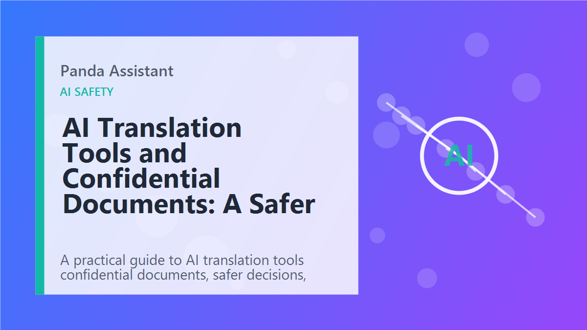 AI Translation Tools and Confidential Documents: A Safer Workflow featured image AI Translation Tools and Confidential Documents: A Safer Workflow featured image