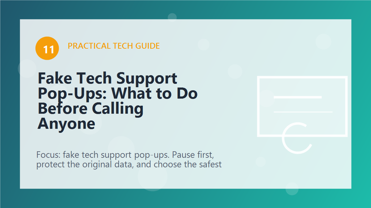 Fake Tech Support Pop-Ups: What to Do Before Calling Anyone article illustration