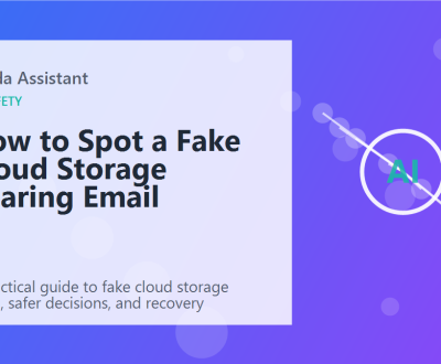How to Spot a Fake Cloud Storage Sharing Email featured image