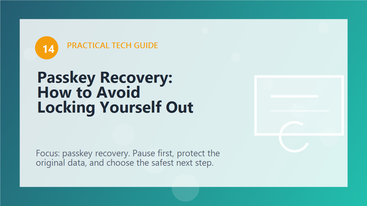 Passkey Recovery: How to Avoid Locking Yourself Out article illustration