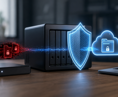 Why Ransomware Attacks Backups and How to Protect Your Files Ransomware attack targeting backup folders with shielded offline copies