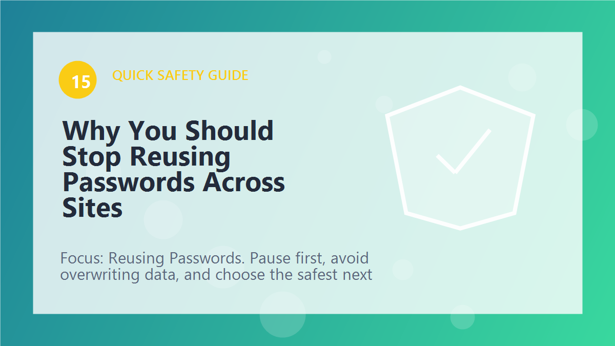 Why You Should Stop Reusing Passwords Across Sites article illustration