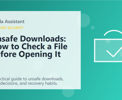Unsafe Downloads: How to Check a File Before Opening It featured image