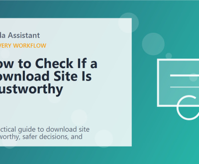 How to Check If a Download Site Is Trustworthy featured image