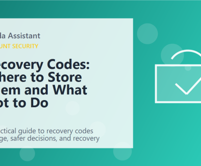 Recovery Codes: Where to Store Them and What Not to Do featured image