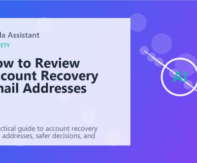 How to Review Account Recovery Email Addresses featured image How to Review Account Recovery Email Addresses featured image