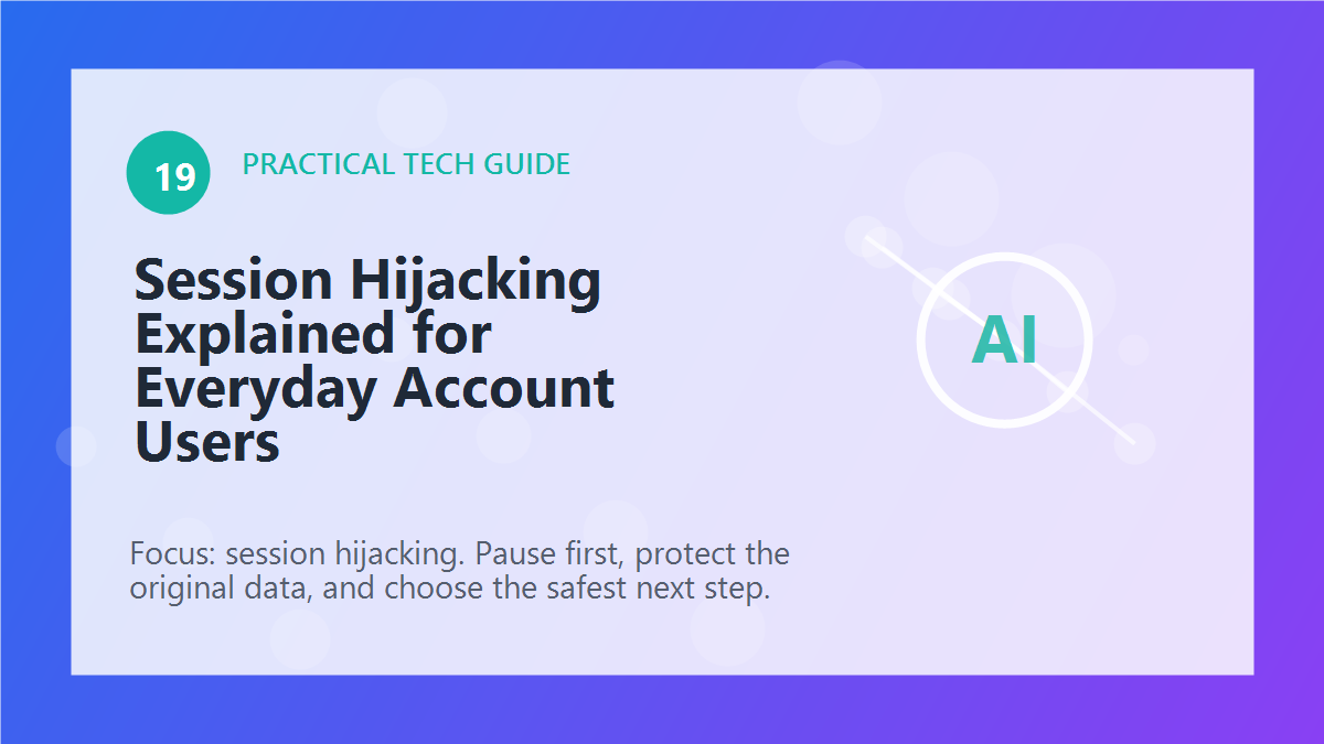 Session Hijacking Explained for Everyday Account Users article illustration
