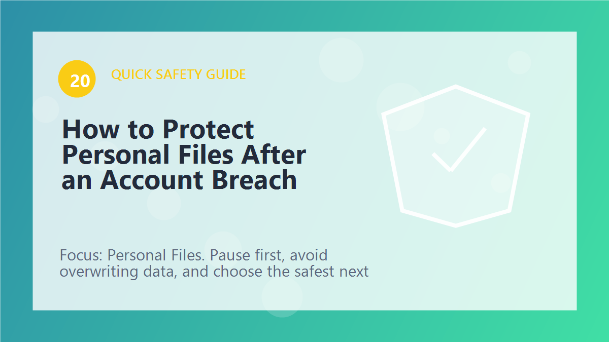 How to Protect Personal Files After an Account Breach article illustration