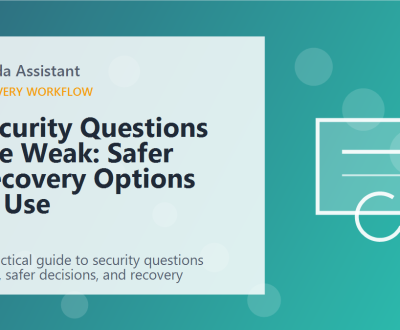 Security Questions Are Weak: Safer Recovery Options to Use featured image Security Questions Are Weak: Safer Recovery Options to Use featured image