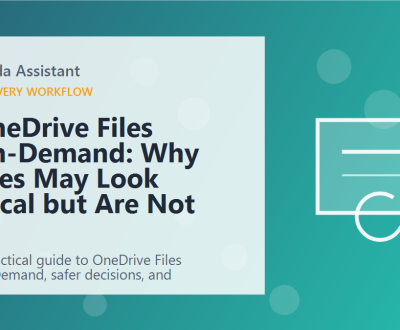 OneDrive Files On-Demand: Why Files May Look Local but Are Not featured image OneDrive Files On-Demand: Why Files May Look Local but Are Not featured image
