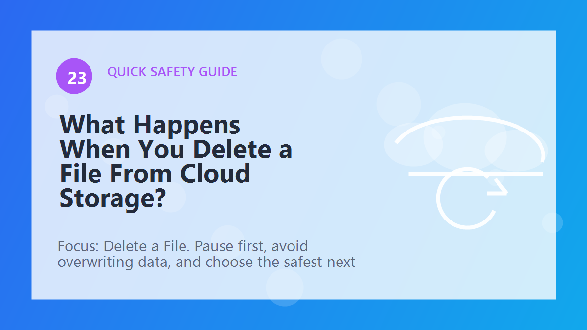 What Happens When You Delete a File From Cloud Storage? article illustration