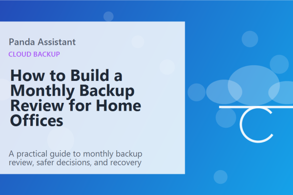 How to Build a Monthly Backup Review for Home Offices featured image