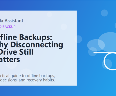 Offline Backups: Why Disconnecting a Drive Still Matters featured image