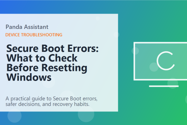 Secure Boot Errors: What to Check Before Resetting Windows featured image