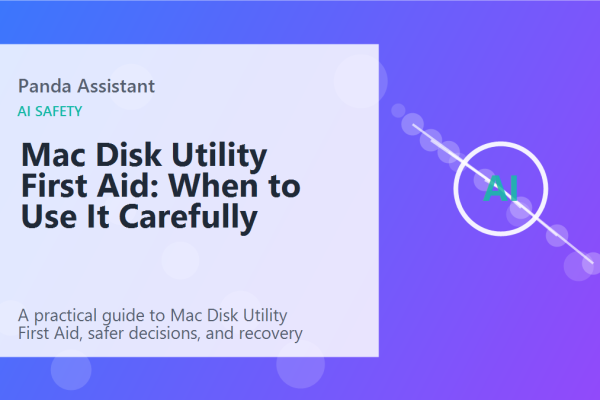Mac Disk Utility First Aid: When to Use It Carefully featured image