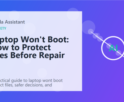 Laptop Won't Boot: How to Protect Files Before Repair featured image