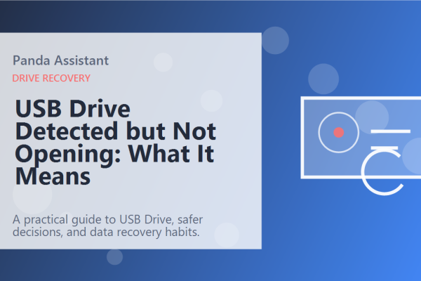 USB Drive Detected but Not Opening: What It Means featured image
