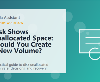 Disk Shows Unallocated Space: Should You Create a New Volume? featured image