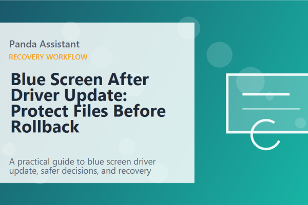Blue Screen After Driver Update: Protect Files Before Rollback featured image
