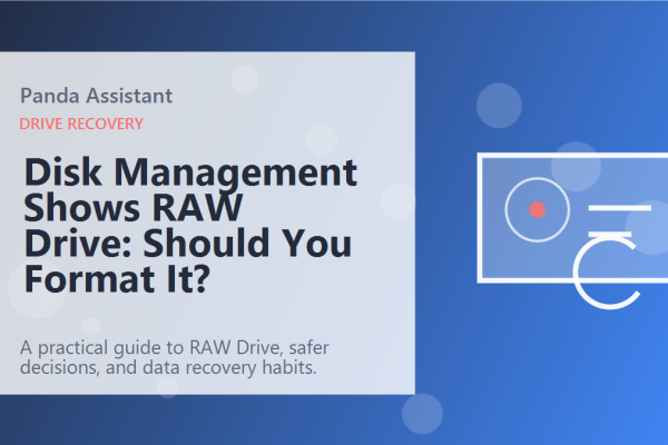 Disk Management Shows RAW Drive: Should You Format It? featured image