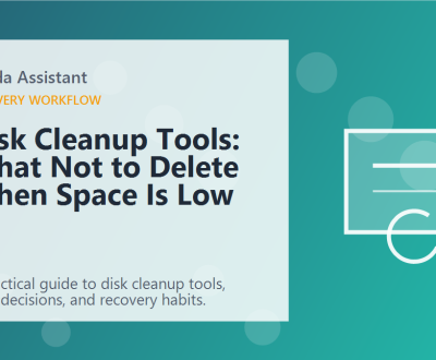 Disk Cleanup Tools: What Not to Delete When Space Is Low featured image