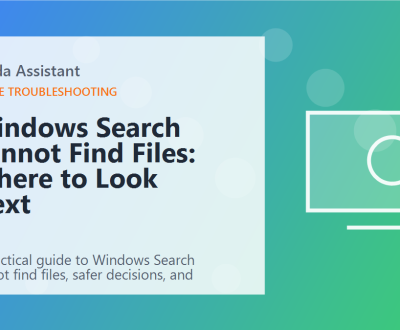 Windows Search Cannot Find Files: Where to Look Next featured image
