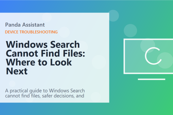 Windows Search Cannot Find Files: Where to Look Next featured image