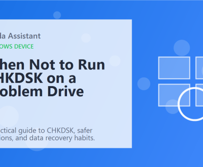 When Not to Run CHKDSK on a Problem Drive featured image When Not to Run CHKDSK on a Problem Drive featured image