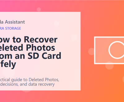 How to Recover Deleted Photos From an SD Card Safely featured image