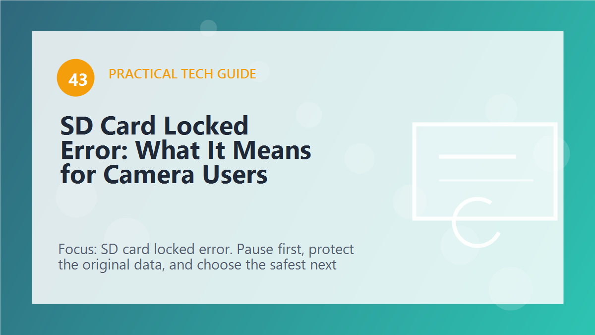 SD Card Locked Error: What It Means for Camera Users article illustration