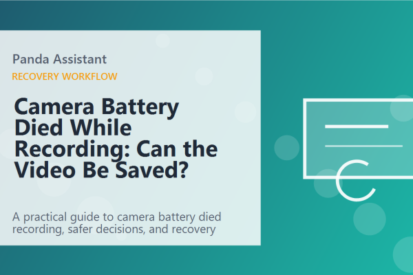 Camera Battery Died While Recording: Can the Video Be Saved? featured image