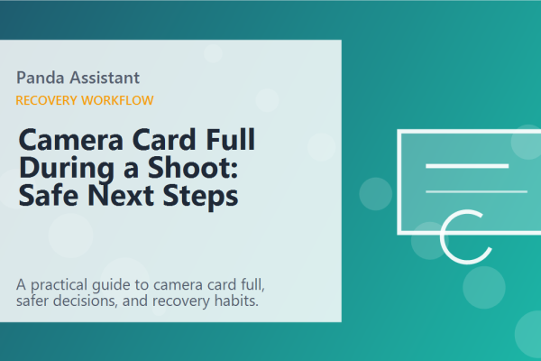 Camera Card Full During a Shoot: Safe Next Steps featured image