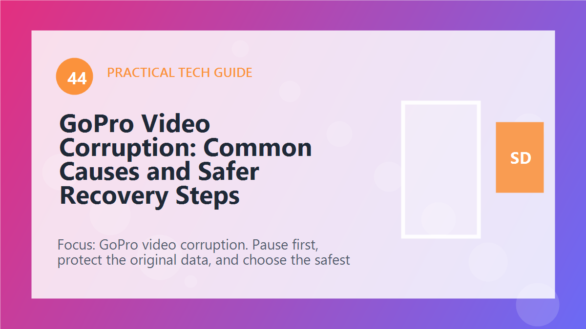 GoPro Video Corruption: Common Causes and Safer Recovery Steps article illustration