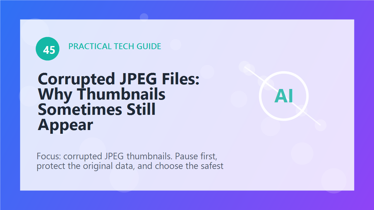 Corrupted JPEG Files: Why Thumbnails Sometimes Still Appear article illustration