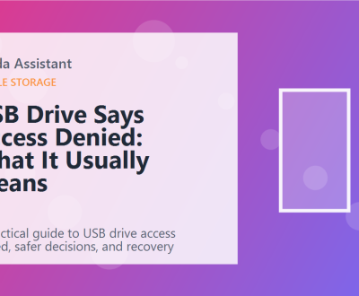 USB Drive Says Access Denied: What It Usually Means featured image USB Drive Says Access Denied: What It Usually Means featured image