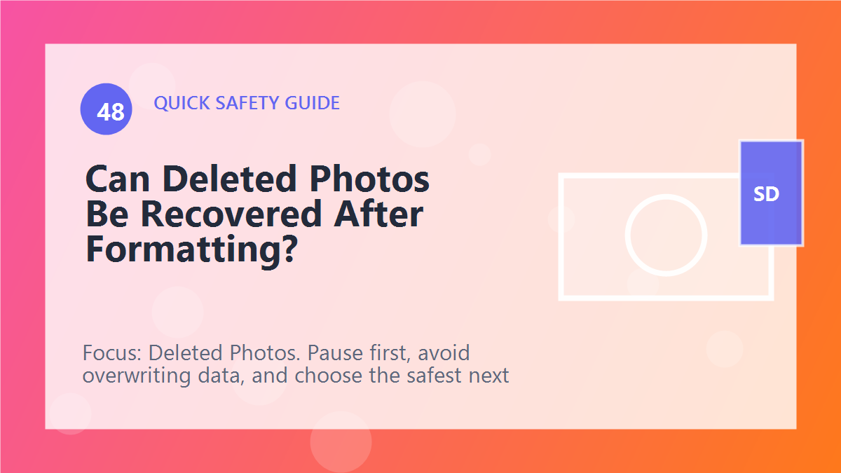 Can Deleted Photos Be Recovered After Formatting? article illustration