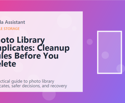 Photo Library Duplicates: Cleanup Rules Before You Delete featured image