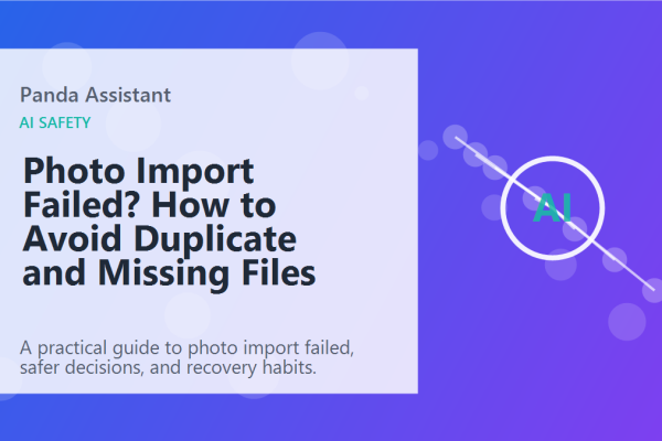 Photo Import Failed? How to Avoid Duplicate and Missing Files featured image