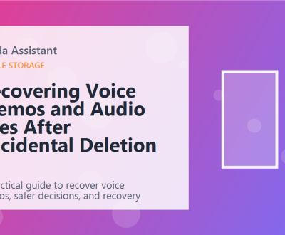 Recovering Voice Memos and Audio Files After Accidental Deletion featured image Recovering Voice Memos and Audio Files After Accidental Deletion featured image