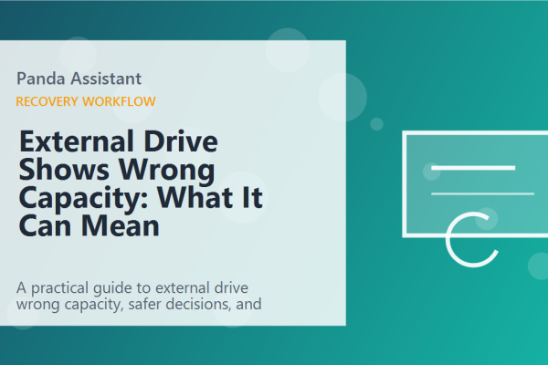 External Drive Shows Wrong Capacity: What It Can Mean featured image