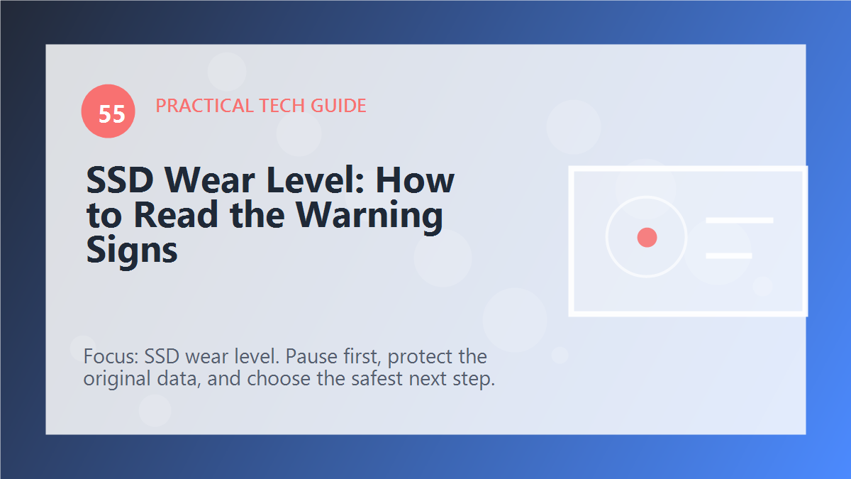 SSD Wear Level: How to Read the Warning Signs article illustration