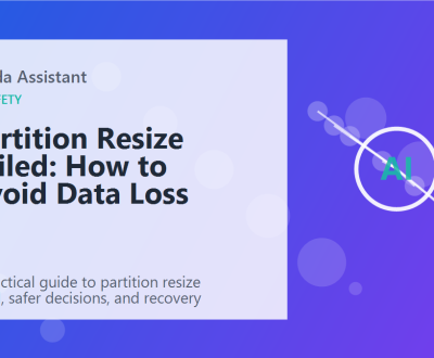 Partition Resize Failed: How to Avoid Data Loss featured image Partition Resize Failed: How to Avoid Data Loss featured image