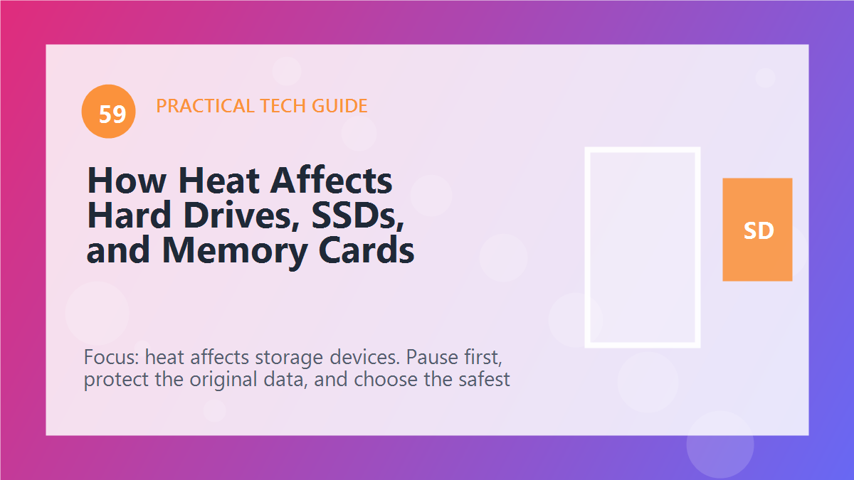 How Heat Affects Hard Drives, SSDs, and Memory Cards article illustration