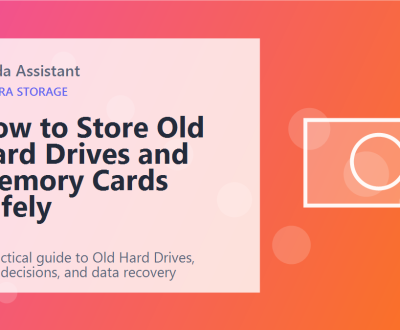 How to Store Old Hard Drives and Memory Cards Safely featured image